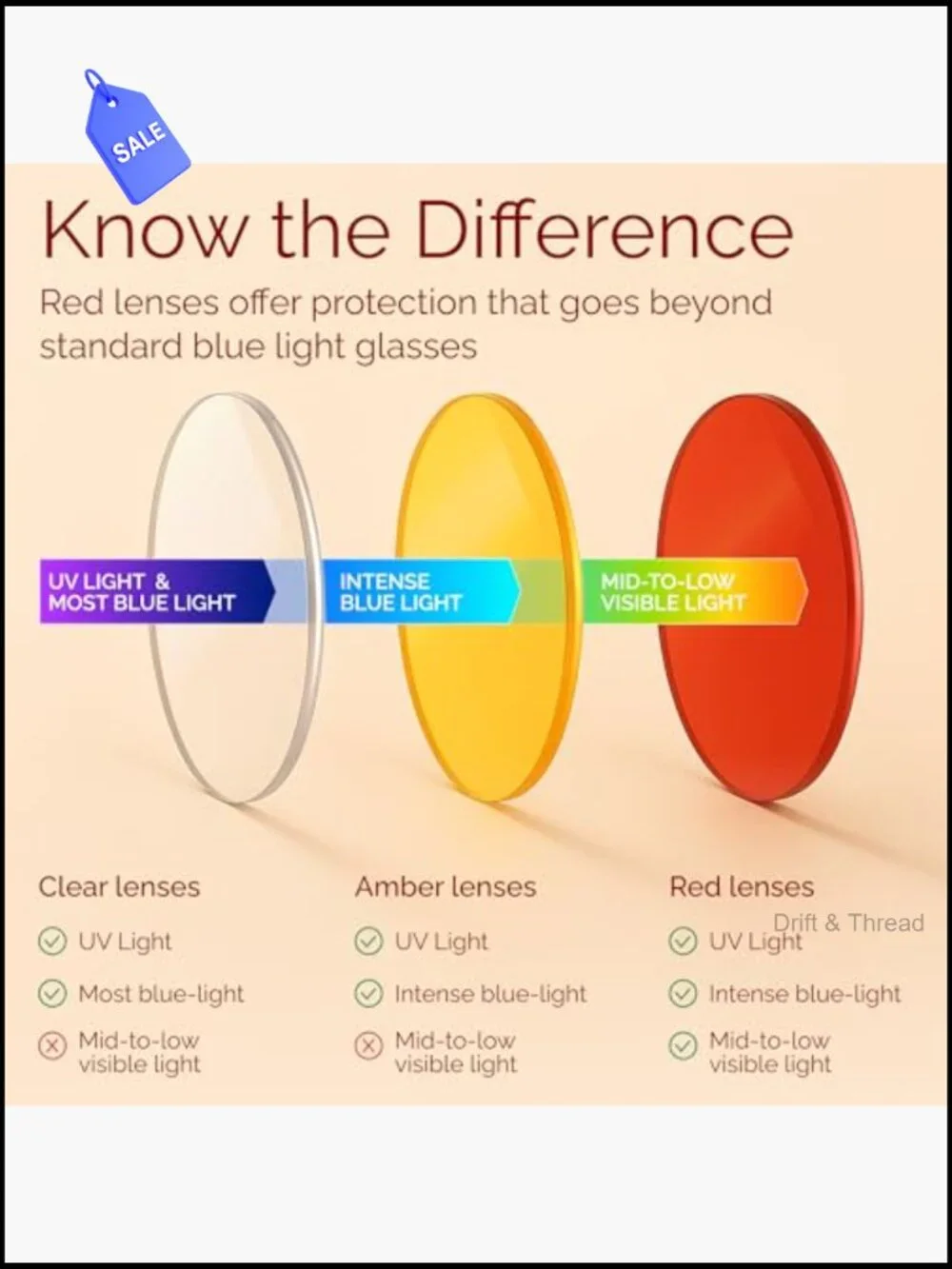 Blue Light Blocking Gaming Glasses TR90 Nylon Frame UV Anti Glare